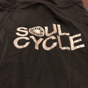 SOULCYCLE lululemon Silver logo crops